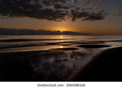 Sunrise...Lake Huron. 4 Mile Park, Sanilac County, Michigan - Shutterstock ID 2064580160