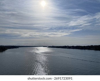 Sunscape Over the Ohio River