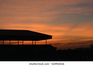 The sunset.
