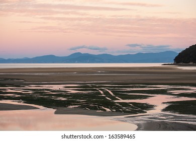 Sunset In Abel Tasman National Park