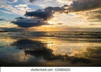 Sunset Above Denmark, Grenen,
The Reflection Of The Sunset