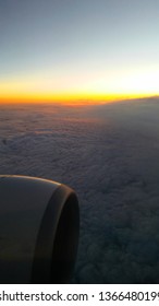 Sunset From Airplain