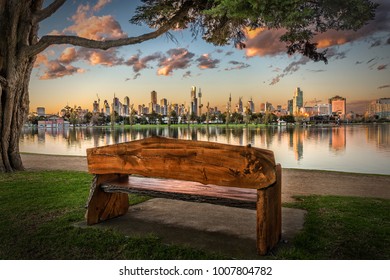 Sunset At Albert Park Lake