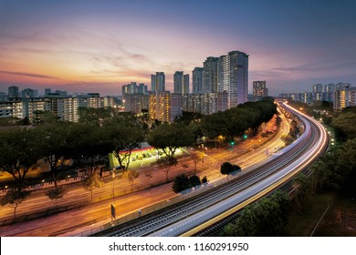 Sunset In Ang Mo Kio, Singapore