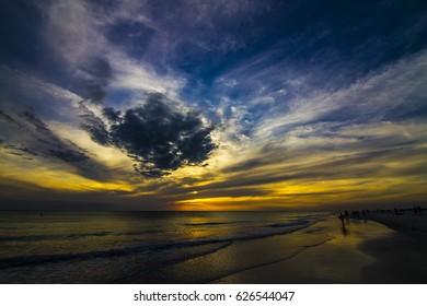 Sunset At  Anna Maria Island Beach