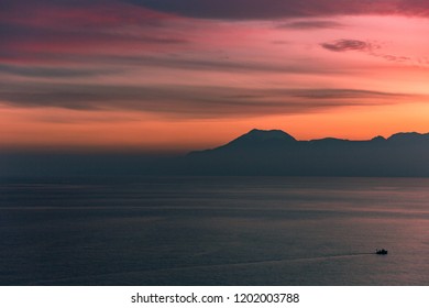 Sunset in Antalya, Turkey