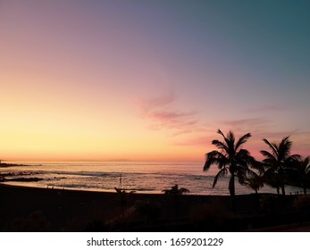Sunset ar Puerto de la Cruz, Canary Islands