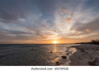 Sunset At Arashi Beach, Aruba