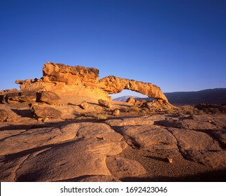 Sunset Arch in evening light, Grand Staircase-Escalante National Monument, Utah, USA