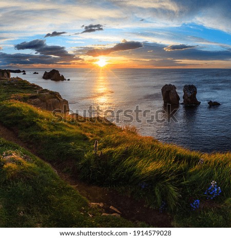 Foto Bild Felsstrand wie aus Jade