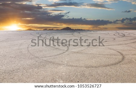 Similar – Wüstenlandschaft der Bardenas Real in Navarra Spanien