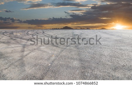 Similar – Wüstenlandschaft der Bardenas Real in Navarra Spanien