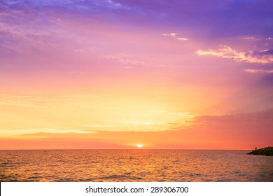 Sunset Australia Pink Sky Clouds Dusk Beach Pretty