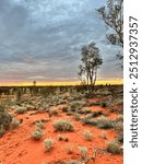 Sunset in the Australian Outback