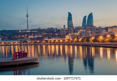 1,361 Baku flame towers night Images, Stock Photos & Vectors | Shutterstock