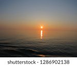 Sunset in Baltic Sea