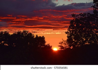 Sunset In Banner Elk, NC Near Boone