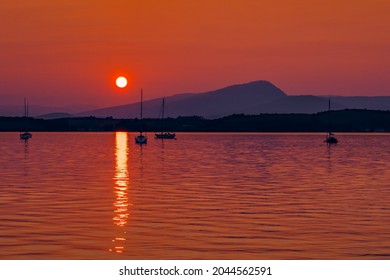 Sunset At Bantry Bay, Cork, Ireland. 