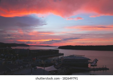 Sunset In Bar Harbor, Maine