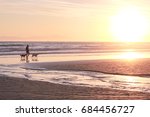 Sunset at the beach