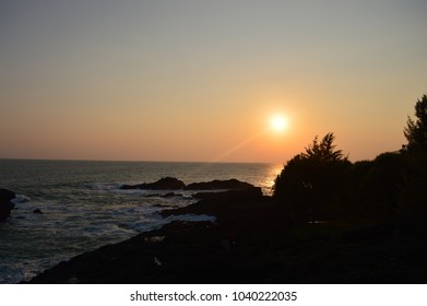 Sunset at beach