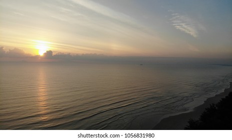 Sunset and beach