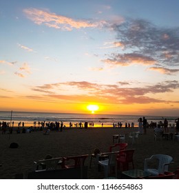 Sunset in the beach