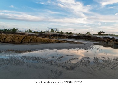 Sunset in the Beach