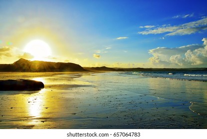 sunset and beach - Powered by Shutterstock