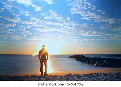 Sunset at the beach