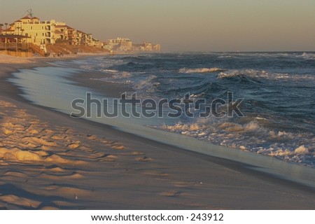 Sunset at the beach