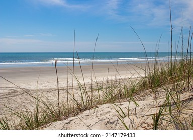 Sunset Beach North Carolina And Sand Dunes