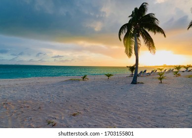 Sunset Beach Rendezvous Bay Anguilla Island Caribbean