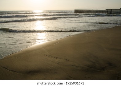 Sunset At The Beach. Tijuana, Mexico