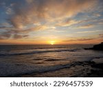Sunset in the Beach in Tijuana Mexico May 2019