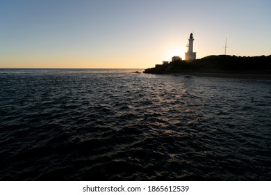 Sunset behind Point Lonsdale Lighthouse
