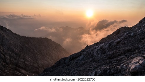 Sunset In The Berchtesgaden Alps