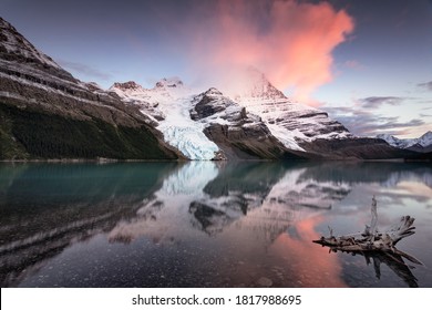 Sunset At Berg Lake, Canada