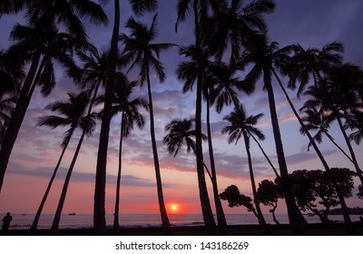 Sunset, Big Island Of Hawaii, USA