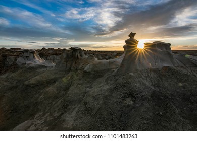 Sunset At Bisti Badlands