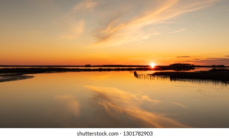 Sunset At Blackwater National Wildlife Refuge