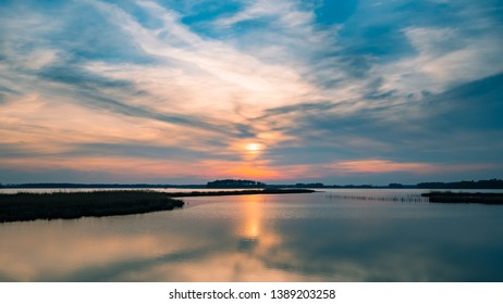 Sunset At Blackwater National Wildlife Refuge