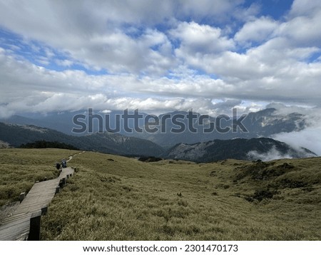 high up in the mountains