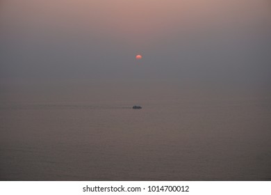 Sunset and a Boat