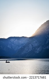 Sunset In Bohinj Lake, Slovenia