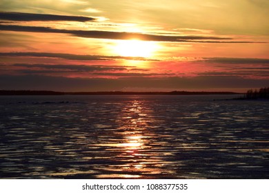 Sunset At Bothnian Bay