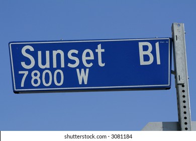 Sunset Boulevard Sign