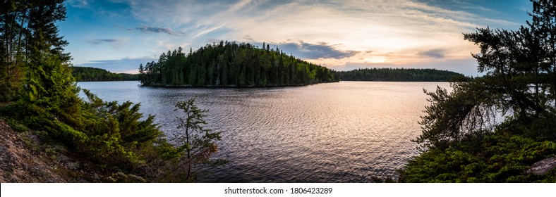 Sunset In The Boundary Waters Canoe Area Minnesota 