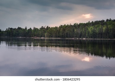 Sunset In The Boundary Waters Canoe Area Minnesota 