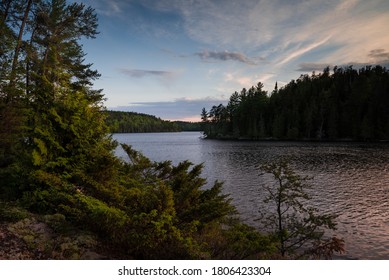 Sunset In The Boundary Waters Canoe Area Minnesota 